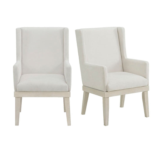 Avalanche Dining Arm Chair in Antique White