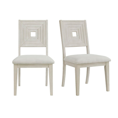 Avalanche Dining Side Chair in Antique White