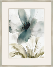 Ethereal Blossom II Framed Canvas Under Acrylic