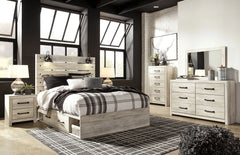 Juego de dormitorio Cambeck Queen de 4 piezas con almacenamiento
