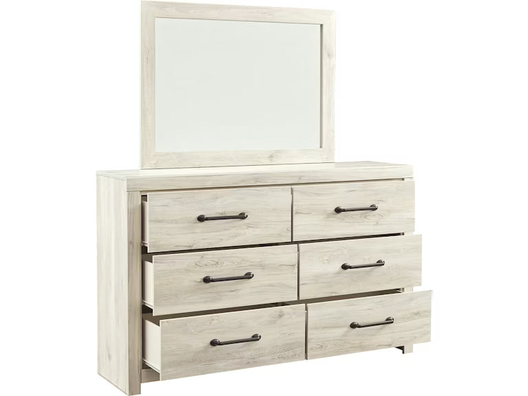 Cambeck Panel 6PC Bedroom Set with 2 Nightstands