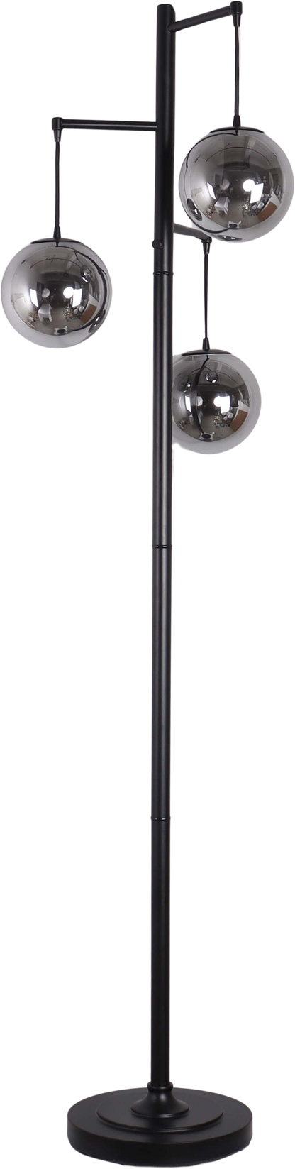 Globe Cascade Metal Floor Lamp with Glass Globes