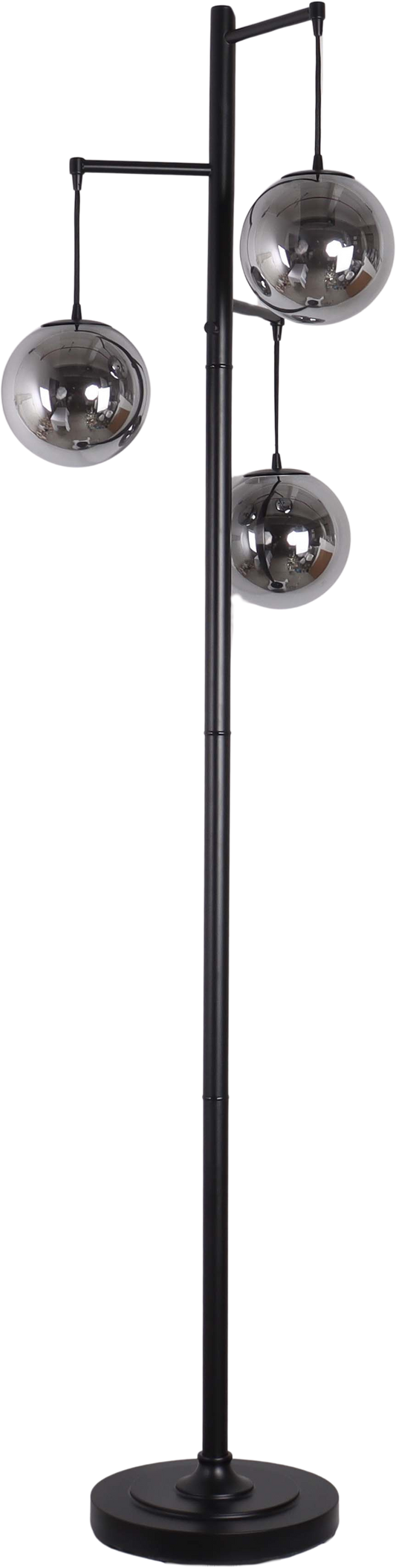 Globe Cascade Metal Floor Lamp with Glass Globes