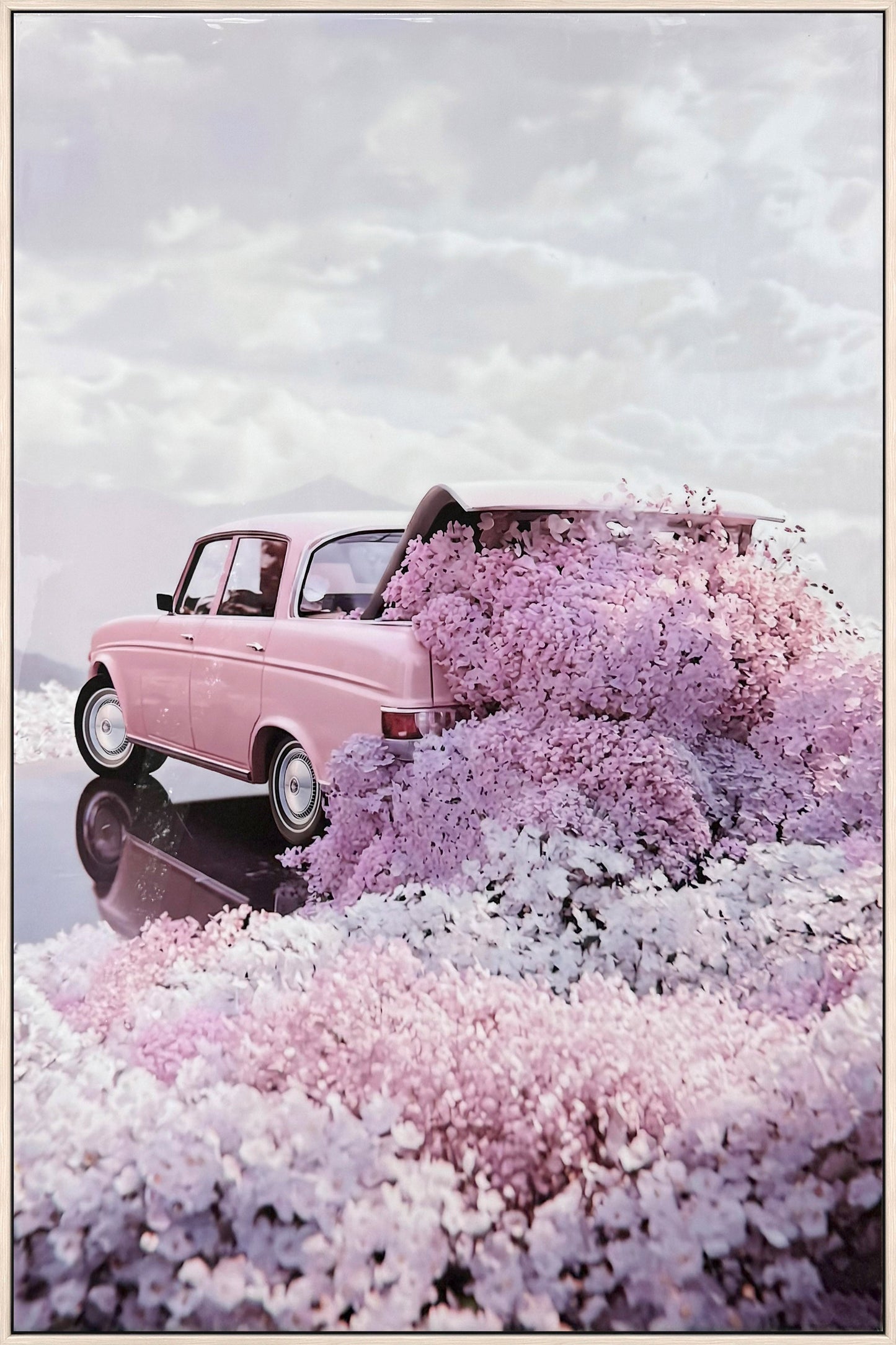 Blush Getaway Gloss Canvas in Frame
