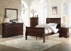 Louis Philip Bed Cherry