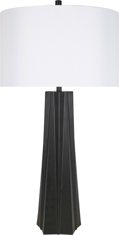 Obsidian Glow Metal Table Lamp (Case Pack 2)
