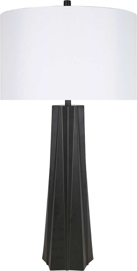 Obsidian Glow Metal Table Lamp (Case Pack 2)