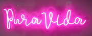 Pura Vida LED Neon on Acrylic