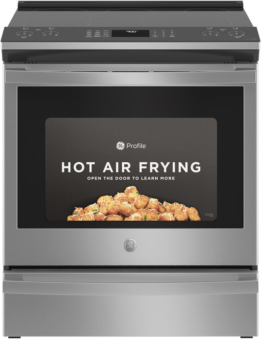 GE Profile™ 30" Smart Slide-In Electric Convection Range with No Preheat Air Fry