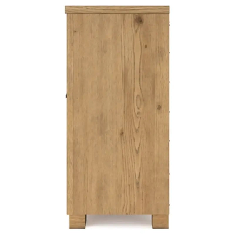 Galliden King Panel Bed with Mirrored Dresser