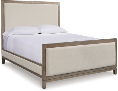 Chrestner Queen Upholstered Panel Bed