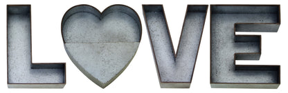 ''Love Sayings'' Metal Wall Art