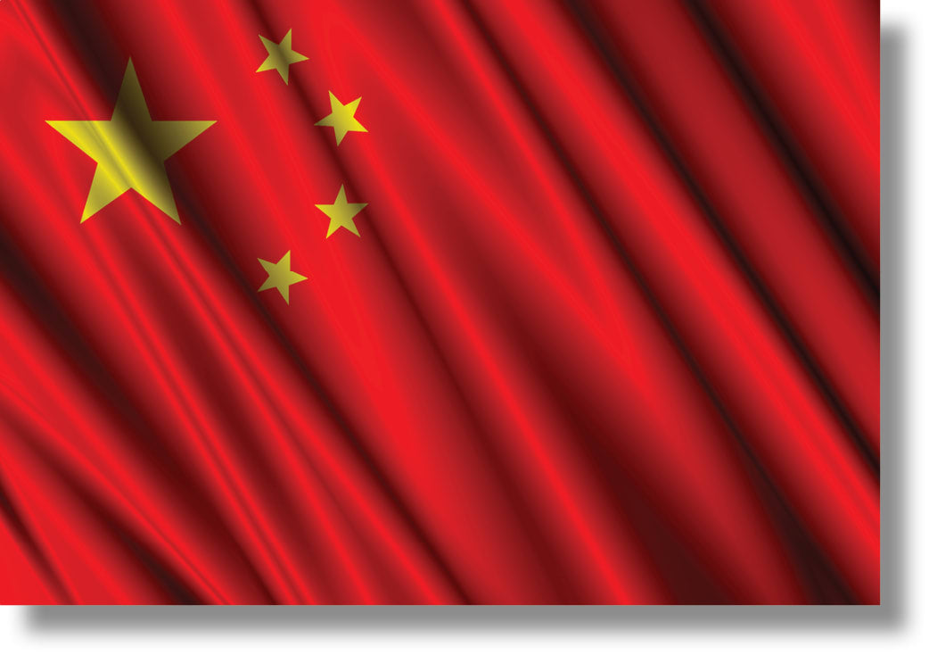''Chinese Flag'' Tempered Glass