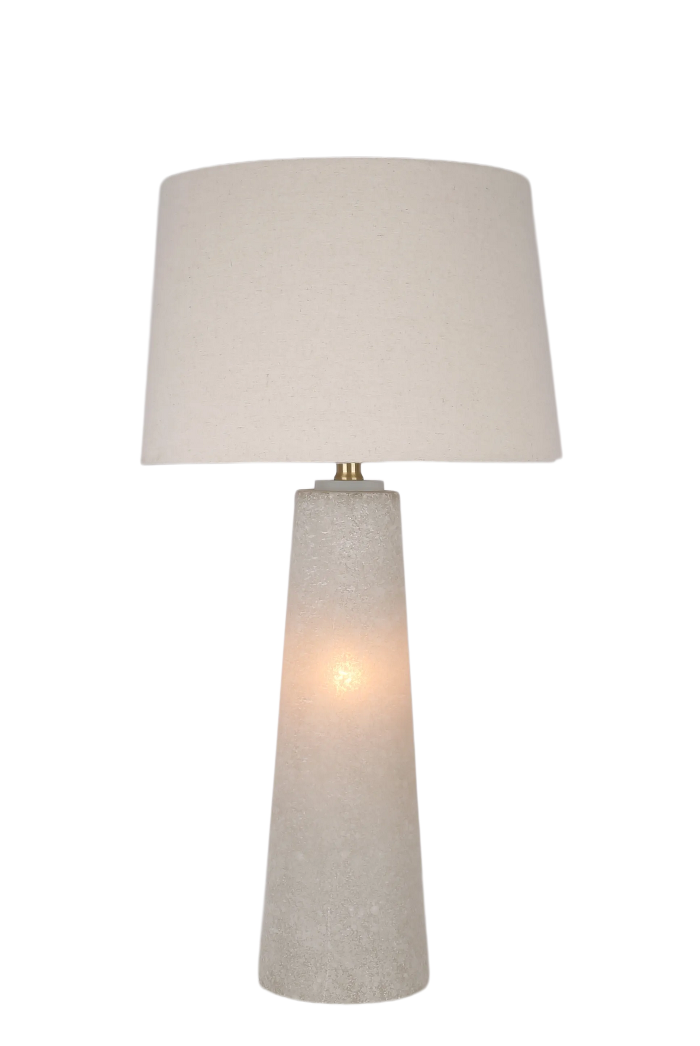 Mystic Frost Glass Table Lamp w/Night Light (Case Pack 2)