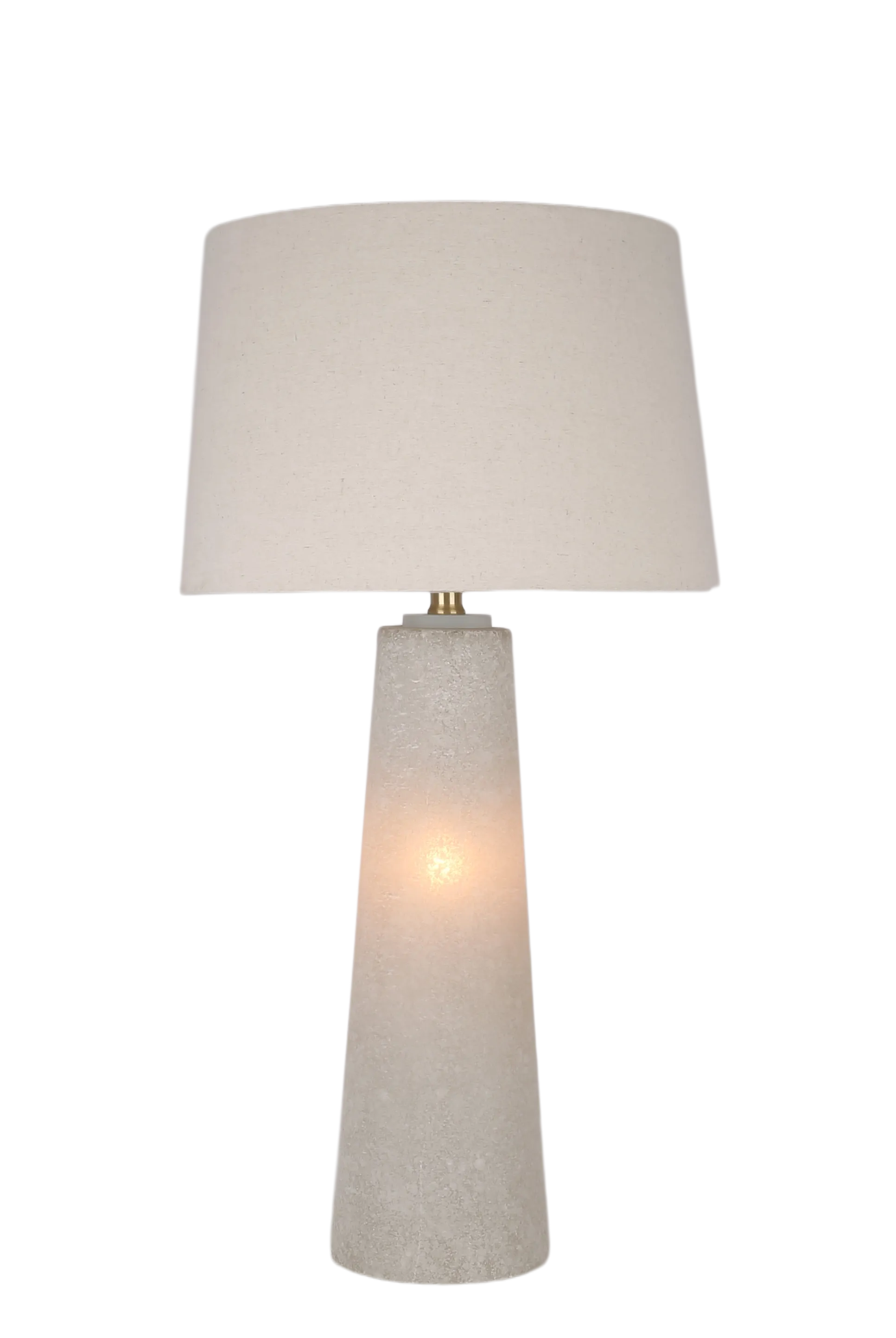 Mystic Frost Glass Table Lamp w/Night Light (Case Pack 2)