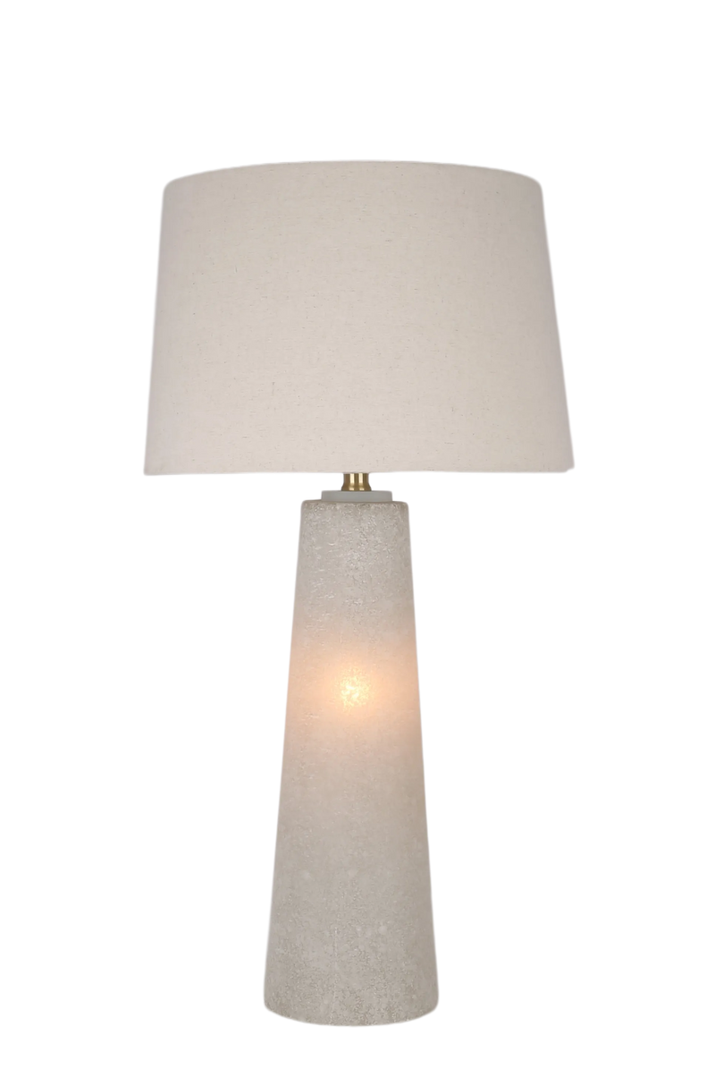 Mystic Frost Glass Table Lamp w/Night Light (Case Pack 2)
