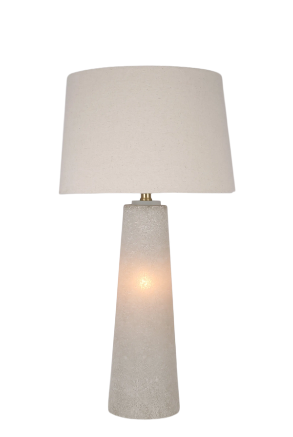 Mystic Frost Glass Table Lamp w/Night Light (Case Pack 2)