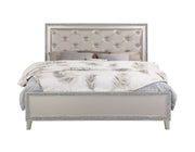 Cama tapizada Sliverfluff con LED