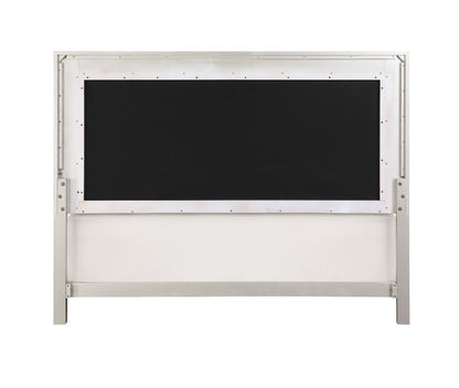 Sliverfluff LED Upholstered Bed