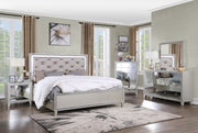 Cama tapizada Sliverfluff con LED