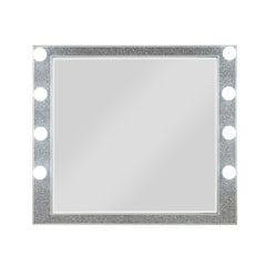 Sliverfluff 41"L x 36"H Rectangular Mirror with Light