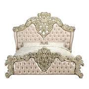 Cama King oriental tapizada estilo Vaticano