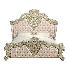 Cama King oriental tapizada estilo Vaticano