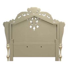 Cama King oriental tapizada estilo Vaticano