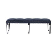 Banco de terciopelo Varian II de 60" de largo