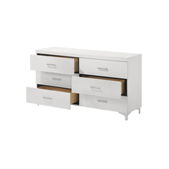 Casilda 6 Drawers 58"L Dresser