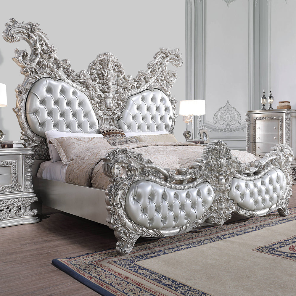 Cama King oriental tapizada Valkyrie