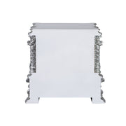 Valkyrie 32"H Antique Platinum Nightstand