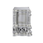 Valkyrie 32"H Antique Platinum Nightstand