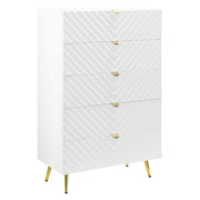 Gaines Chest - White High Gloss