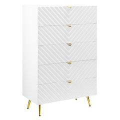 Gaines Chest - White High Gloss