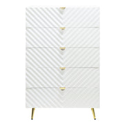 Gaines Chest - White High Gloss