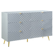 Gaines Dresser - Gray High Gloss Finish