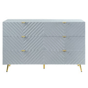 Gaines Dresser - Gray High Gloss Finish