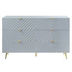 Gaines Dresser - Gray High Gloss Finish