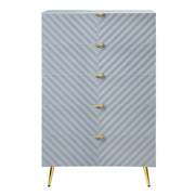 Gaines Chest - Gray High Gloss Finish