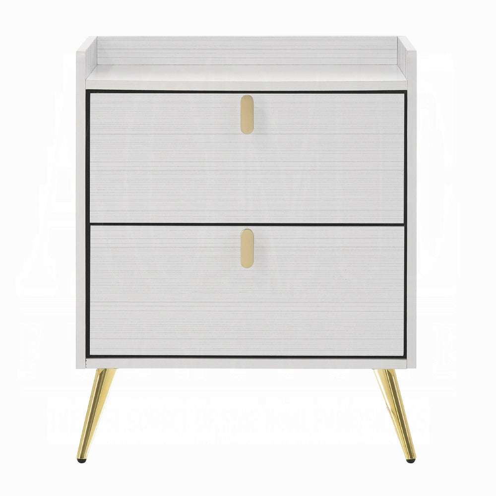 Zeena 26"H 2 Drawers Nightstand