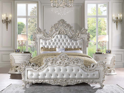 Cama King oriental tapizada Adara