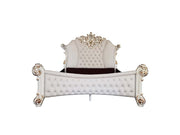 Cama Vendome tapizada con cabecero y pie de cama capitoné