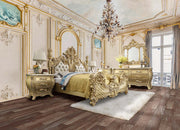 Cabriole Upholstered Eastern King Bed