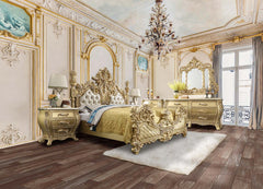 Cabriole Upholstered Eastern King Bed