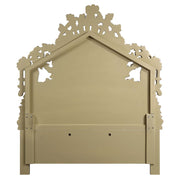 Cama King tapizada Bernadette estilo oriental
