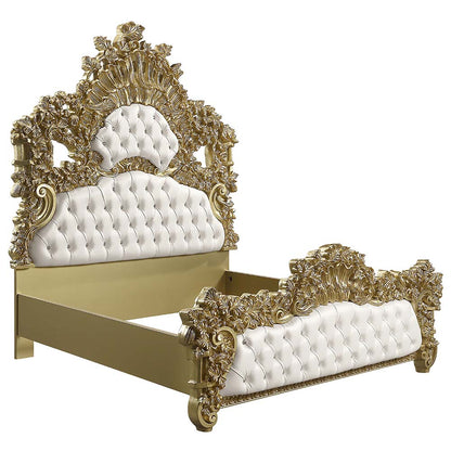 Cama King tapizada Bernadette estilo oriental