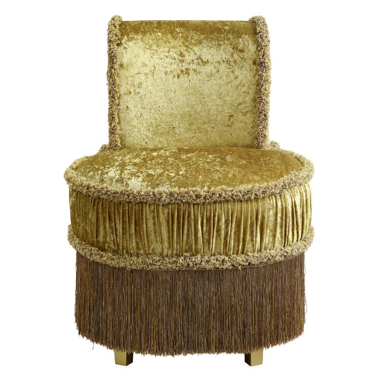Bernadette 32"H Velvet Vanity Stool