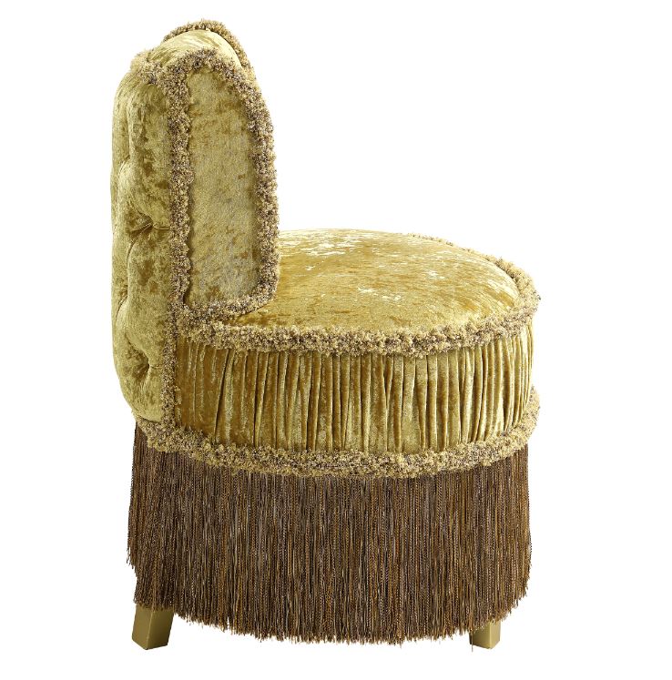 Bernadette 32"H Velvet Vanity Stool