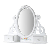 Espejo rectangular para joyería Flora de 120 cm de largo x 96 cm de alto
